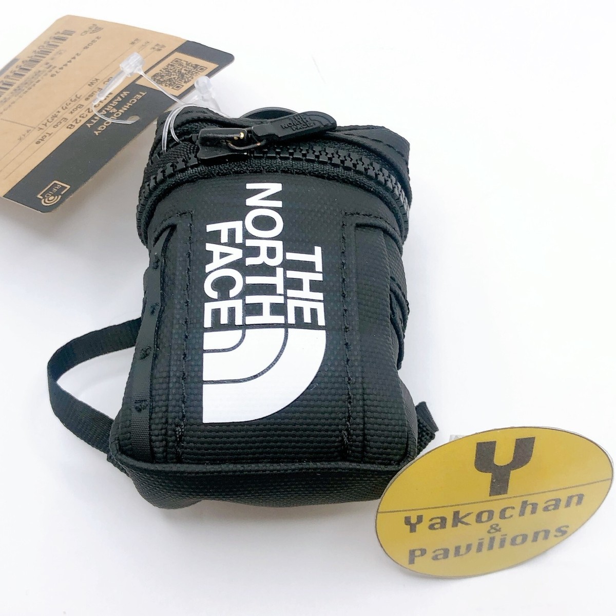 THE NORTH FACE BC Fuse Box Black White Keychain and Eco Tote Bag 