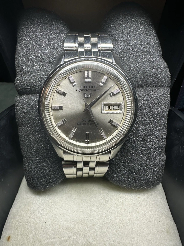 Vintage Seiko Sportmatic Deluxe 7619-7080R Foto 3 de 4