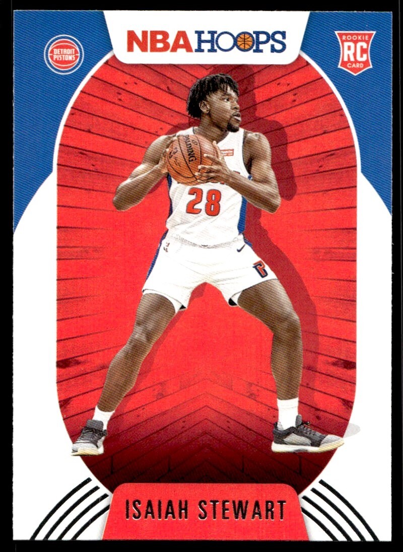 2020-21 Hoops Isaiah Stewart Rookie Detroit Pistons #233