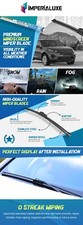 Imperialuxe Automotive Windshield Replacement Wiper Blades Size 22