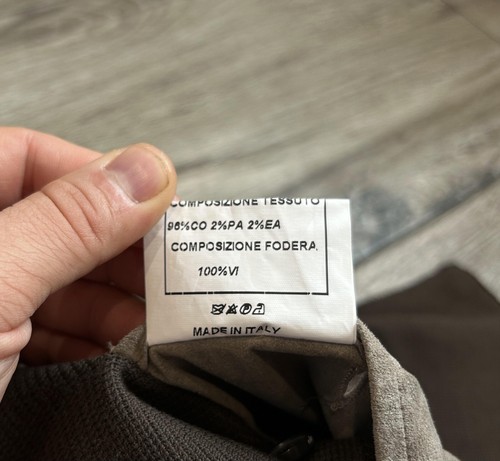 ELEVENTY MILANO Men Double Breasted Blazer Cottonon Brown Size 50 Made in Italy - Picture 12 of 14