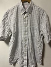 Brooks Brothers 346 Original Polo Shirt Size 16 1/2 16.5 S/S Men  s