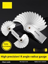 Radius Gage Gauge Stainless Steel High-precis...