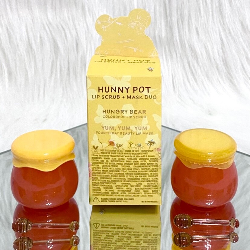 ColourPop X Winnie the Pooh Hunny Pot Lip Care Kit Lip Scrub + Mask Duo
