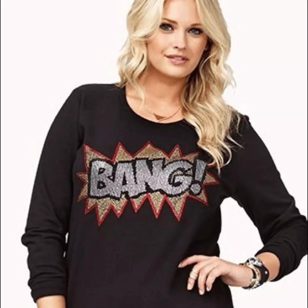 Sequin sweater cheap forever 21