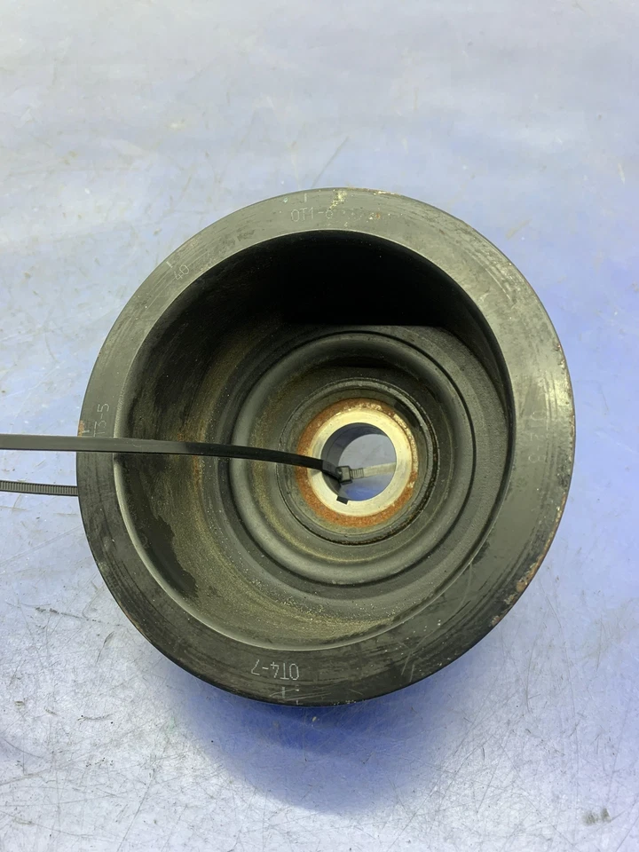 2011 - 2019 MERCEDES GL63 M278 OEM 5.5L TURBO HARMONIC BALANCER VIBRATION DAMPER - Image 2 of 4