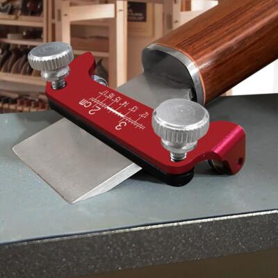 Honing Guide System Aluminum Chisel Plane Sharpener with Adjustable Angle Scale