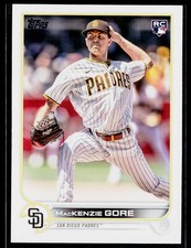 2022 Topps Update Series #US81 MacKenzie Gore RC