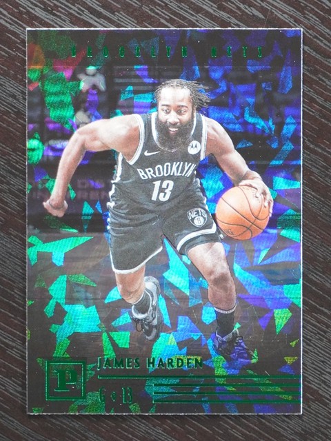 2020-21 Chronicles James Harden Panini Green Ice Fanatics #135 - Brooklyn Nets