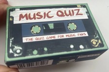 Music Quiz, Paladone, Quiz Game for Music Fans, 50 Quiz Cards, Instructions, NEW