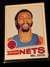 1977-78 Topps Basketball - #38 Mel Davis - New Jersey Nets VG-EX Condition 