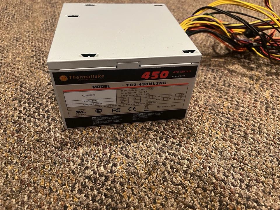 Thermaltake TR2-430NL2NC 450W Power Supply (PSU). - Image 2 of 4