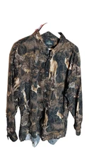 Redhead Camo Men's 3 XL Shirt. Long Sleeve. Button Down. Front Pocket.