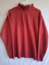 Columbia Men's Great Hart Mountain Half Zip Red Jasper Heather Size Medium