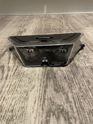TYR Tracer X Elite Racing Mirrored - Schwimmbrille - Schwarz/Silber Neu*