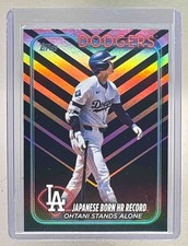 Shohei Ohtani 2024 Topps Update #US123 Holiday Rookie Season Highlight RC