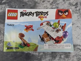 LEGO Angry Birds Movie Piggy Plane Attack 75822 + Instructions READ Description