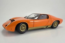 Kyosho 1:18-Scale Diecast Lamborghini Miura P400 | Orange | K08314PB