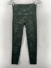 SPANX Leggings M Look At Me Now Camo Camoflauge Seamless Green