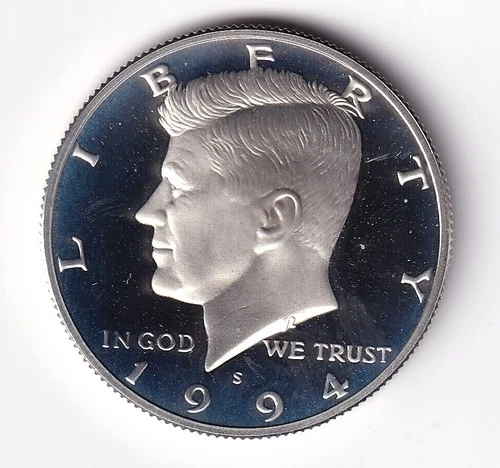 1994 S SILVER PROOF KENNEDY HALF DOLLAR  FROM SILVER PROOF SET #244