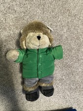 Starbucks Bearista Bear Green Puffer Jacket Fur Hat Boots 2011 104th Edition