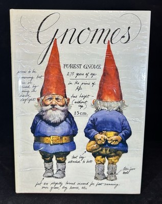 Gnomes by Poortvliet Huygen 1977 1st Edition HCDJ Hardcover DJ Vintage 70s OOP