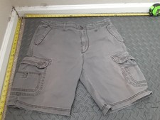 Union Bay Mens Cargo Shorts Gray Size 36 100 Cotton Y2K Baggy Skater Surf S124