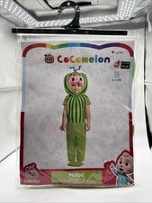 Cocomelon Baby Melon Halloween Costume Jumpsuit Headpiece 6-12 Months NEW