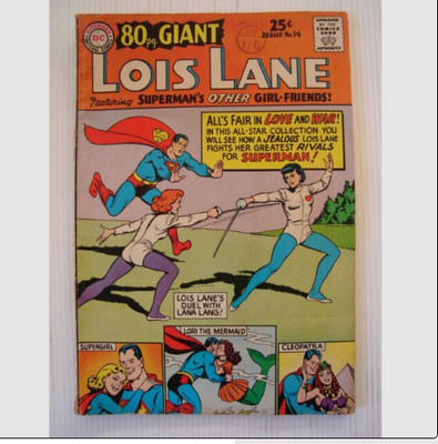 EIGHTY PAGE GIANT #14 FN- (5.5) COMIC SUPERMAN SUPERGIRL SEPTEMBER 1965