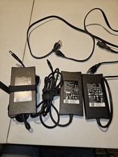 Lot Of 3 Dell DA130PE1-00 130W OEM Laptop Adapter Charger With Power Cord