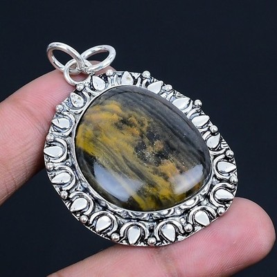 Sonora Sonnenaufgang Edelstein handgefertigt 925 Sterlingsilber Schmuck...