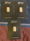 3x 1oz Wessex Mint Silver Cast Bars .999 Fine Silver Bullion 3oz Total Sealed