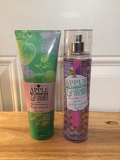 Bath  Body Works Apple Blossom And Lavender Body Cream And Spray