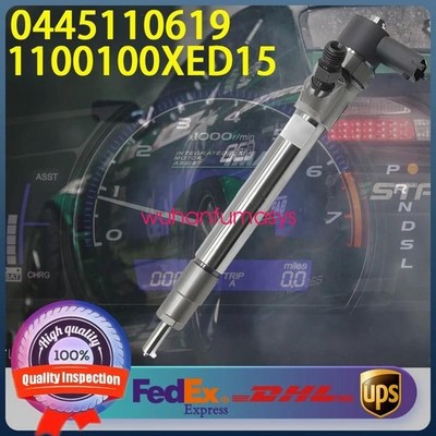 0445110619 1100100XED15 Common Rail Fuel Injector For GREAT WALL Diesel Engine