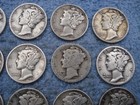 20 SILVER MERCURY DIMES WITH DATES lot WG — photo 3