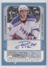 2008-09 O-Pee-Chee Signatures Ryan Callahan #S-RC Auto 1t8