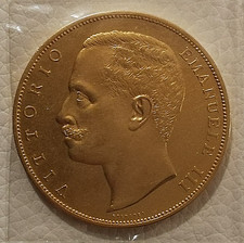 Vittorio Emanuele III 100 Lire 1903 R Au Aquila Spiegata | Gold Coin Moneta Oro