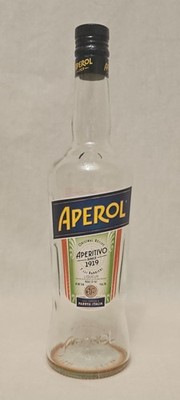 Aperol Aperitivo Liqueur Empty Glass Bottle 750ml Original Recipe