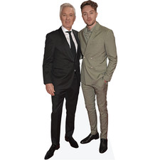 Martin Kemp And Roman Kemp (Duo) Mini Celebrity Cutout