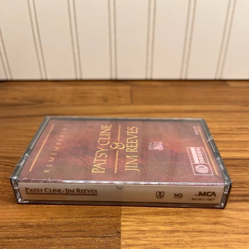 VTG Cassette Tape, Patsy Cline & Jim Reeves Remembering New Sealed - Image 2 of 4
