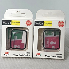 Tempered Glass Screen Protectors for 44mm Apple Watch 4/5/6 SE/SE2 Transparent