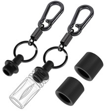 GORTAR 1/2x28 Thread Protector for Most .22LR .223  5.56 CNC Machined, Black