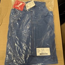 Puma Pullover Womens Large Lake Blue Quarter Zip WarmCELL Thumbholes Sport