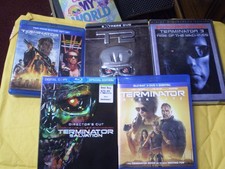 6 The Terminator Blu-raydvd Lot Terminator 1-3 Salvation Genisys Dark Fate