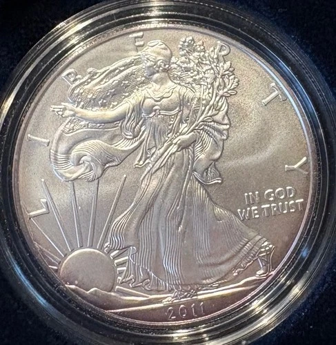 2011 W American Eagle $1 Silver - US Mint Uncirculated - No Reserve