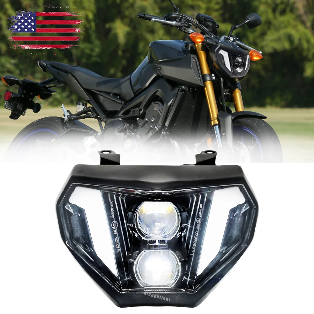 MT09 ヘッドライト 2014-2016 LED バイクヘッドライトアセンブリ E