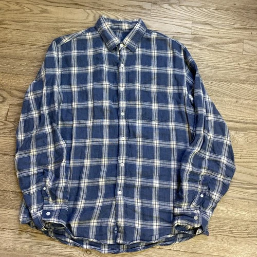 J. Crew Baird McNutt Irish Linen Shirt Men’s - size Large