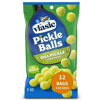 Vlasic Pickle Balls, Dill Pickle Flavored Corn Puffs, Pickleball Gifts, Easte...