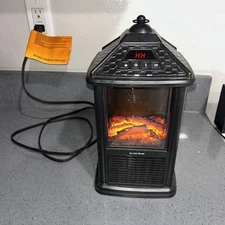 Konwin Compact Electric Decorative Heater 900 W 120V Fan Adjustable Thermostat