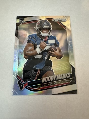 2025 Panini Prizm Woody Marks Silver Prizm #395 Houston Texans RC